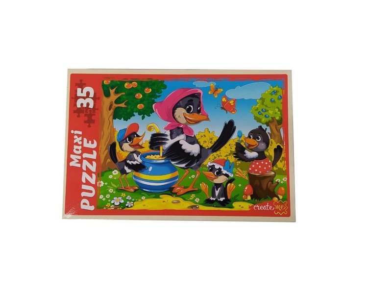 МАКСИ-ПАЗЛЫ 35 элементов. СОРОКА-БЕЛОБОКА