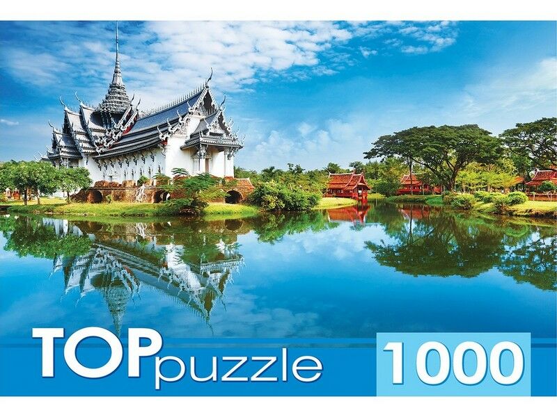 TOPpuzzle ПАЗЛЫ 1000 элементов. ТАИЛАНД. ДВОРЕЦ САНПХЕТ ПРАСАТ