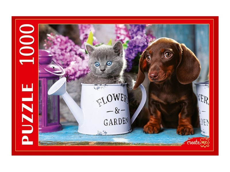 ПАЗЛЫ 1000 элементов. МАЛЕНЬКИЕ ДРУЗЬЯ