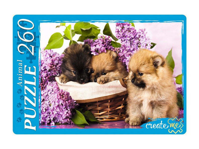 ПАЗЛЫ 260 элементов. МИЛЫЕ ЩЕНКИ