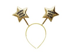 Ободок «ЗОЛОТЫЕ ЗВЕЗДЫ» 22*23*1,5см 89573