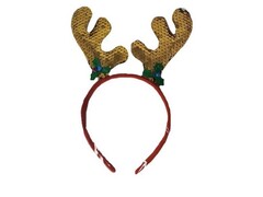 Ободок «РОЖКИ ЗОЛОТЫЕ» 23*22*1,5см 87693