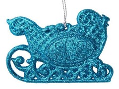 Подвеска елочная ГОЛУБЫЕ САНИ 10см 75125