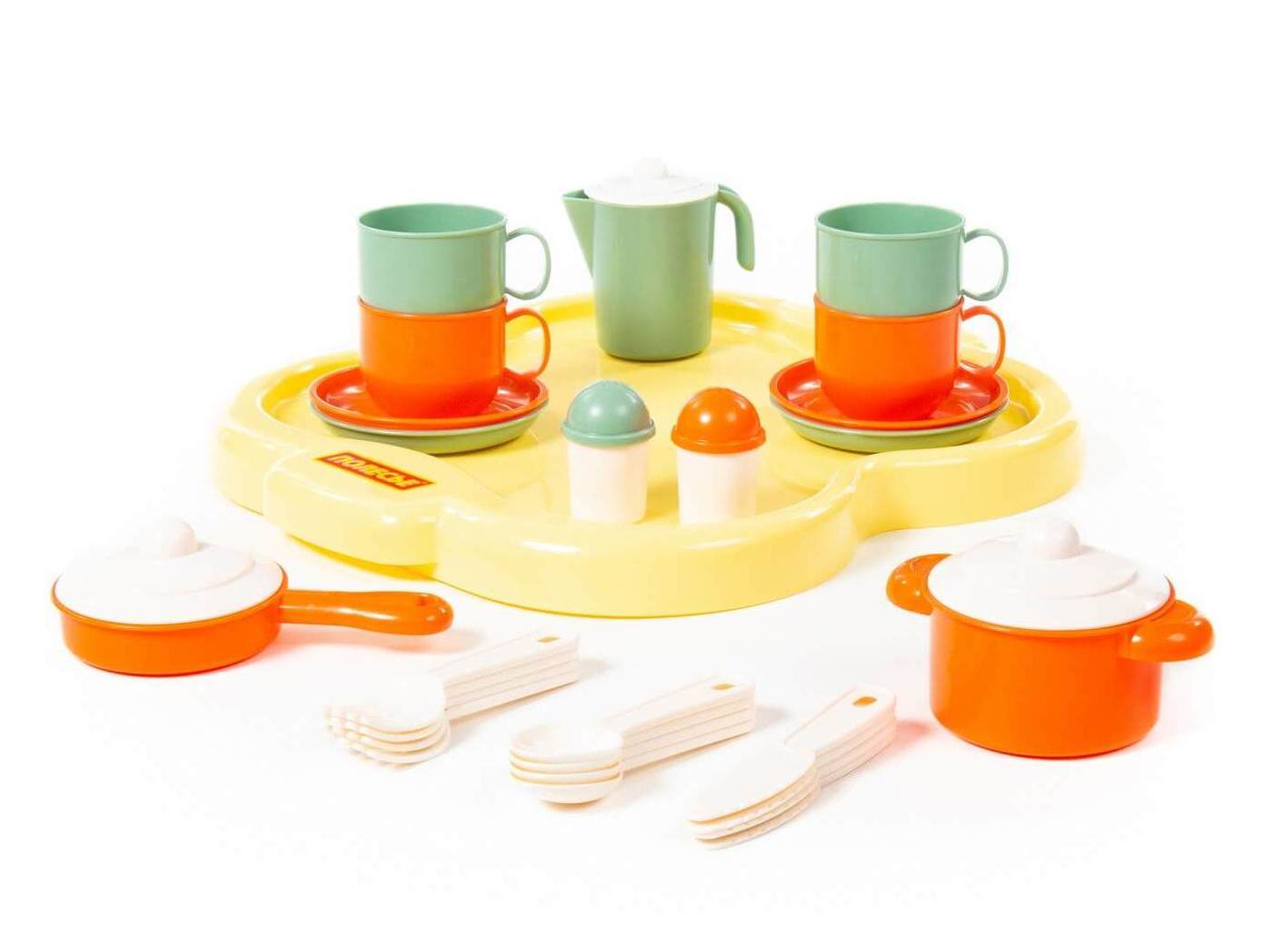 Набор посуды "Янина" с подносом на 4 персоны