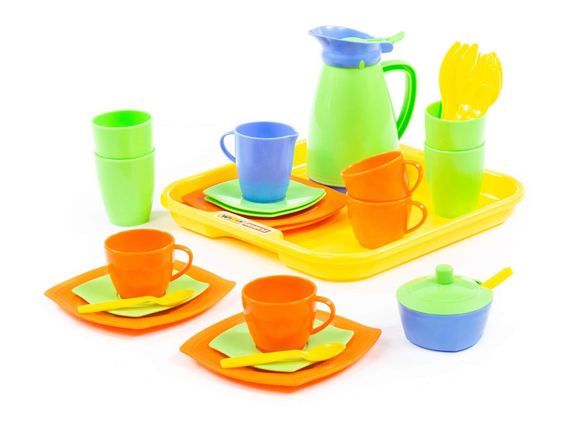 Купить оптом Набор посуды "Алиса" с подносом на 4 персоны в Луганске