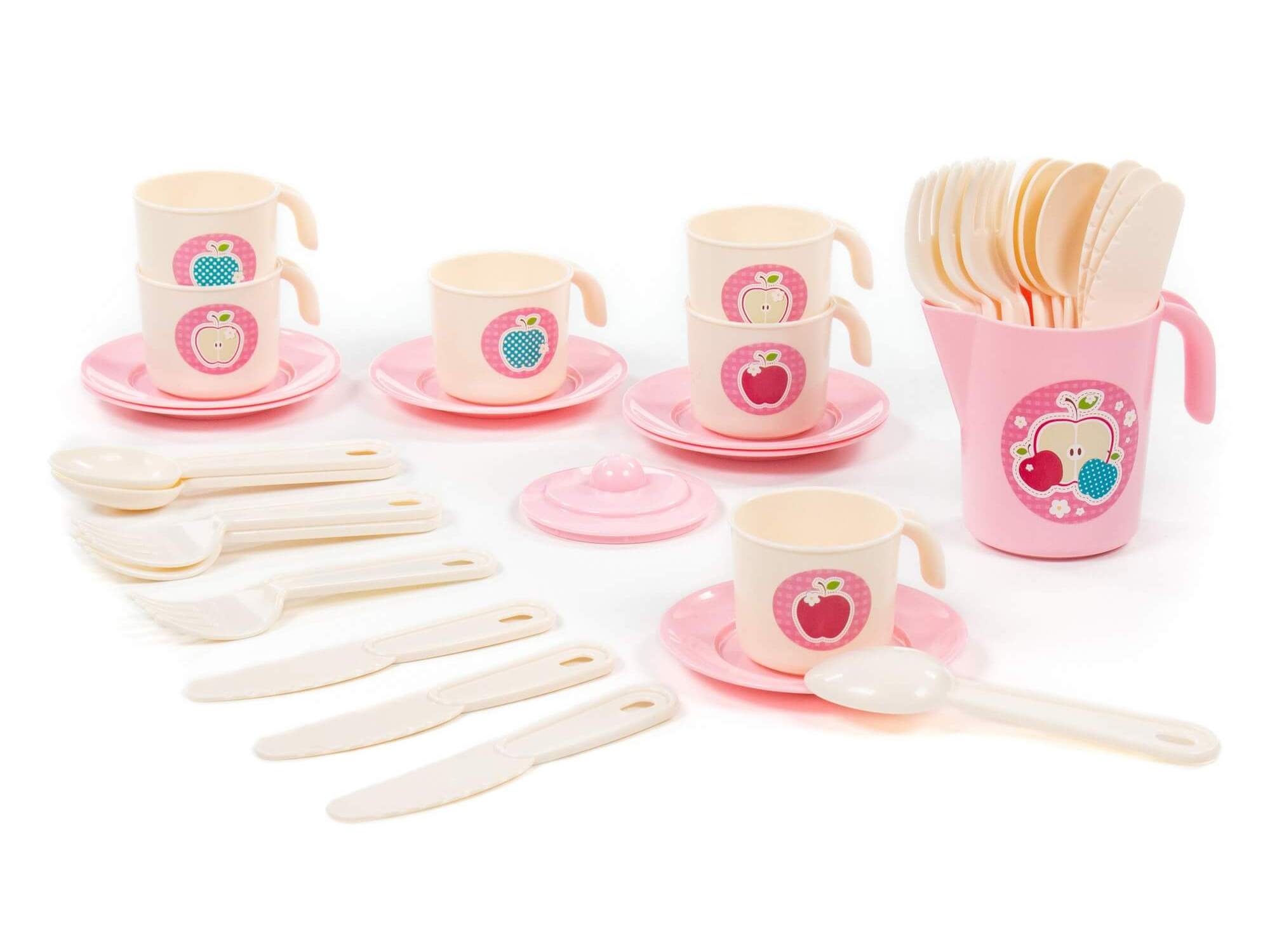 Набор посуды "Анюта" на 6 персон (V6) 32 эл. в сеточке