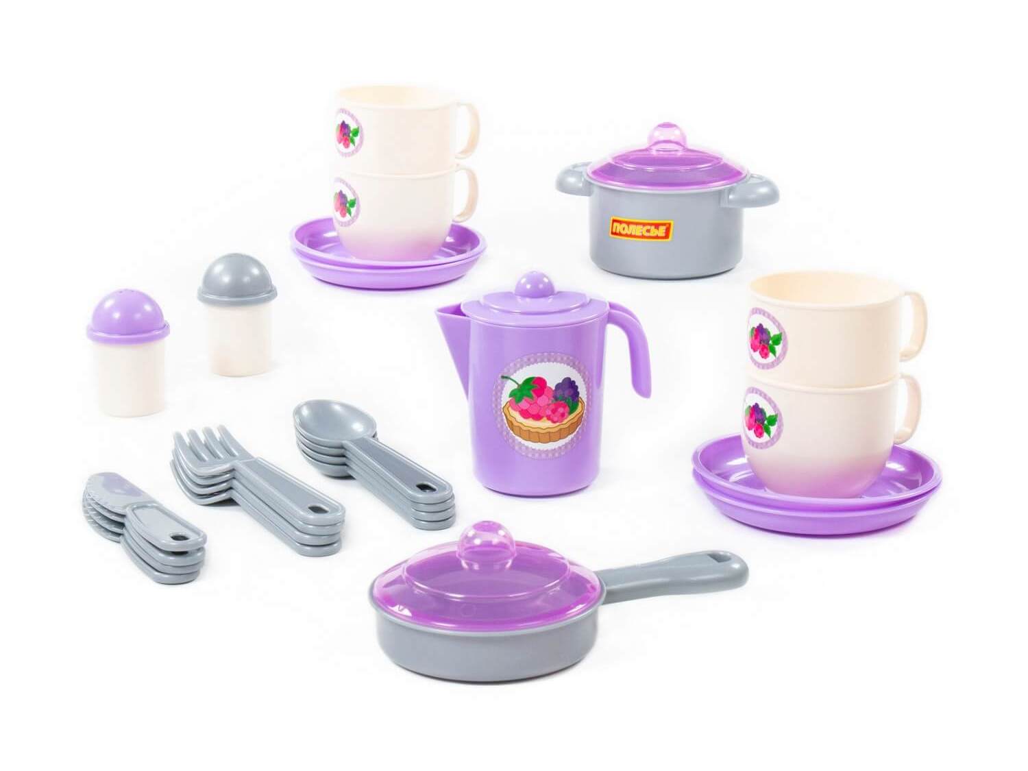 Набор посуды "Хозяюшка" на 4 персоны (V2) 28 эл. в сеточке