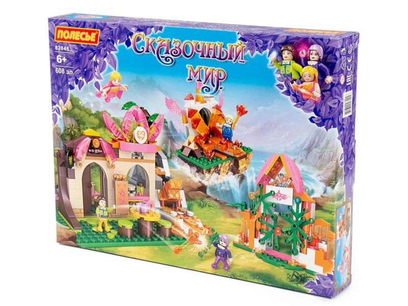 Конструктор "Классик" "Сказочный мир-2" 608 эл. в коробке