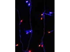 Гирлянда ЗАНАВЕС 3*1 м, 200 разноцветных ламп, прозрачная нить, 8 режимов НУ-1018