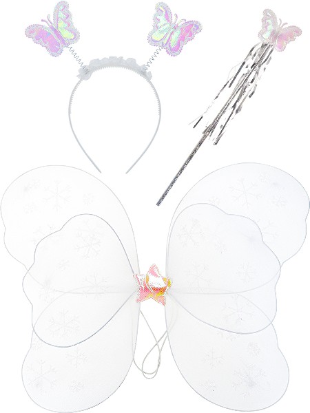 Маскарадный набор (крылья бабочки, ободок, волшебная палочка) 45*38см КРК-5767