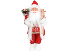 Дед Мороз с лыжами 45 см Т-9555