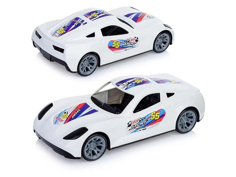 Машина Turbo "V-MAX" белая 40 см И-5851