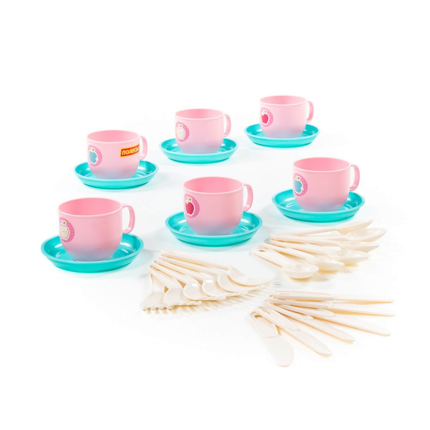 Набор посуды "Минутка" на 6 персон (V4) 30 эл. в сеточке