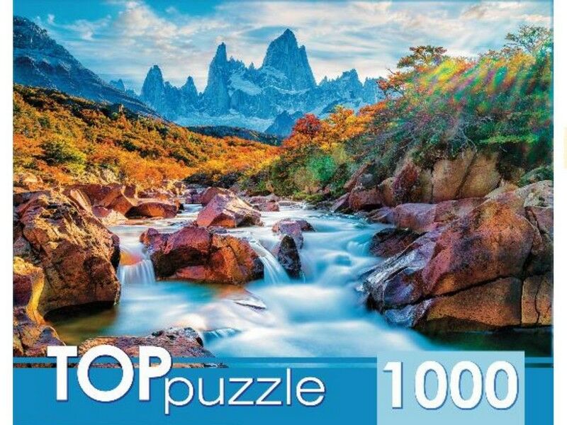 TOPpuzzle ПАЗЛЫ 1000 элементов. ГОРА-ФИЦРОЙ. АРГЕНТИНА