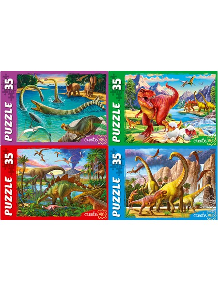 ПАЗЛЫ 35 элементов. МИР ДИНОЗАВРОВ №27 кратно 32