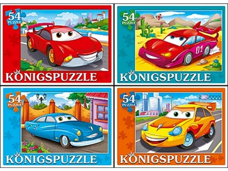 ПАЗЛЫ 54 элемента. КРУТЫЕ ТАЧКИ кратно 24