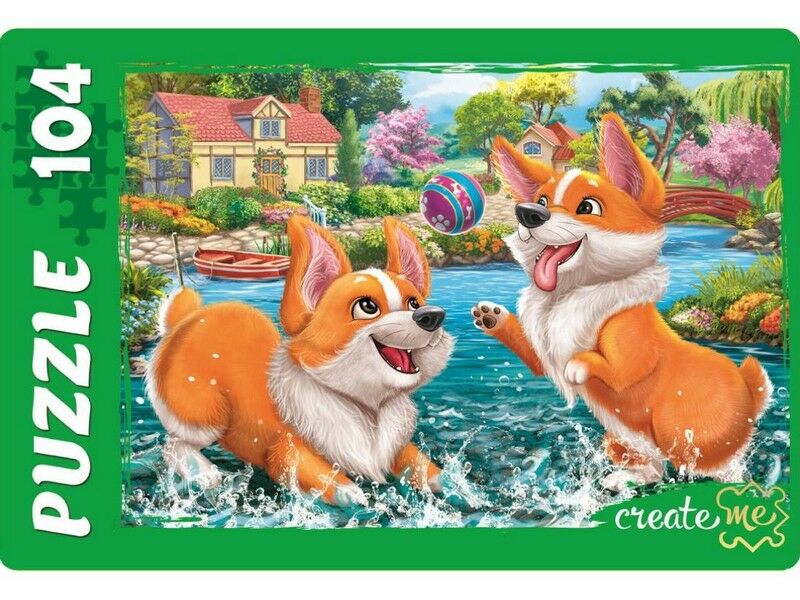 Купить оптом ПАЗЛЫ 104 элемента. ЗАБАВНЫЕ КОРГИ №2 в Луганске