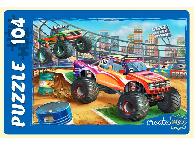 ПАЗЛЫ 104 элемента. КРУТОЙ ВИРАЖ № 3