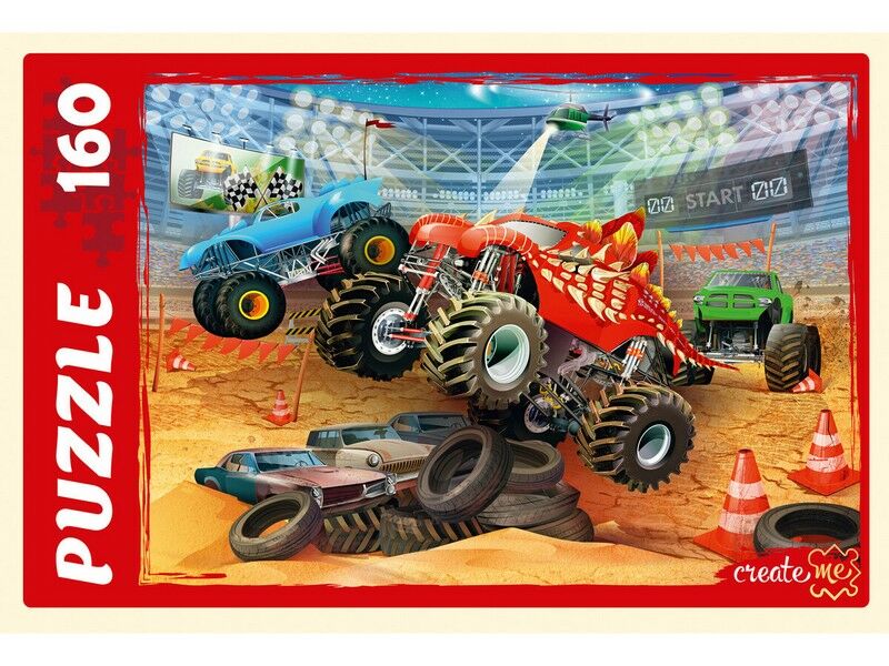 ПАЗЛЫ 160 элементов. КРУТОЙ ВИРАЖ №4