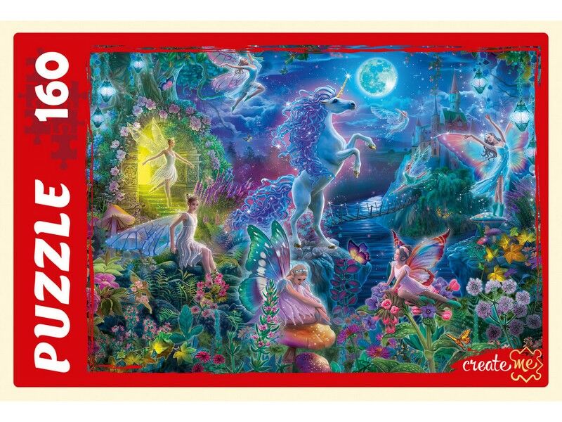 ПАЗЛЫ 160 элементов. ФЕИ И ЕДИНОРОГ