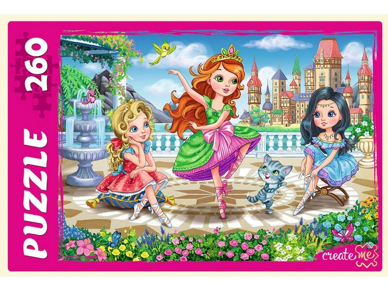 ПАЗЛЫ 260 элементов. МИЛЫЕ БАЛЕРИНЫ №7