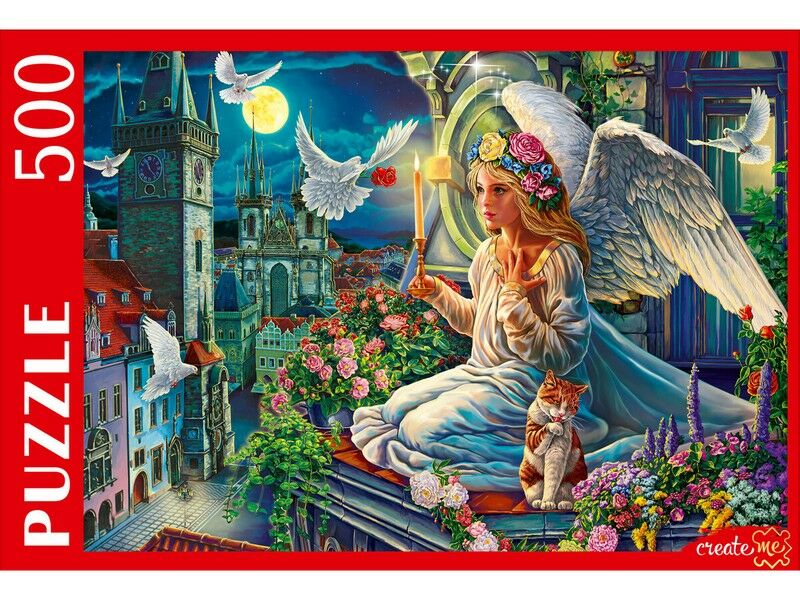 ПАЗЛЫ 500 элементов. НОЧНОЙ АНГЕЛ