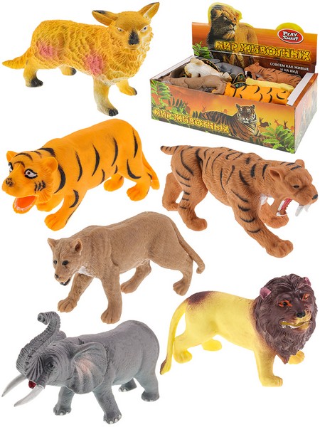 Антистресс "МИР ЖИВОТНЫХ" 13 см И-5746