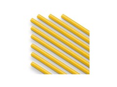 Набор палочек для шаров и сахарной ваты Желтые 10 шт