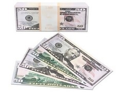 Деньги шуточные «50 Долларов» 16*7 см 98 шт