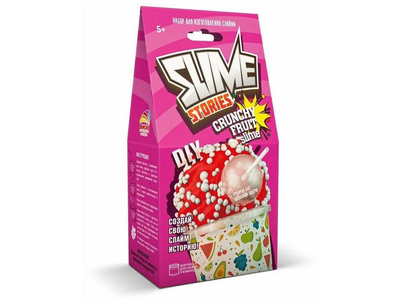 Купить оптом Набор для изготовления слаймов «Slime Stories. Crunchy fruit" в Луганске