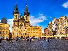 58644 [AC34013] Алмазная мозаика 30х40 см ТЫНСКИЙ ХРАМ В ПРАГЕ (с подр., с полн. заполн., класс.)