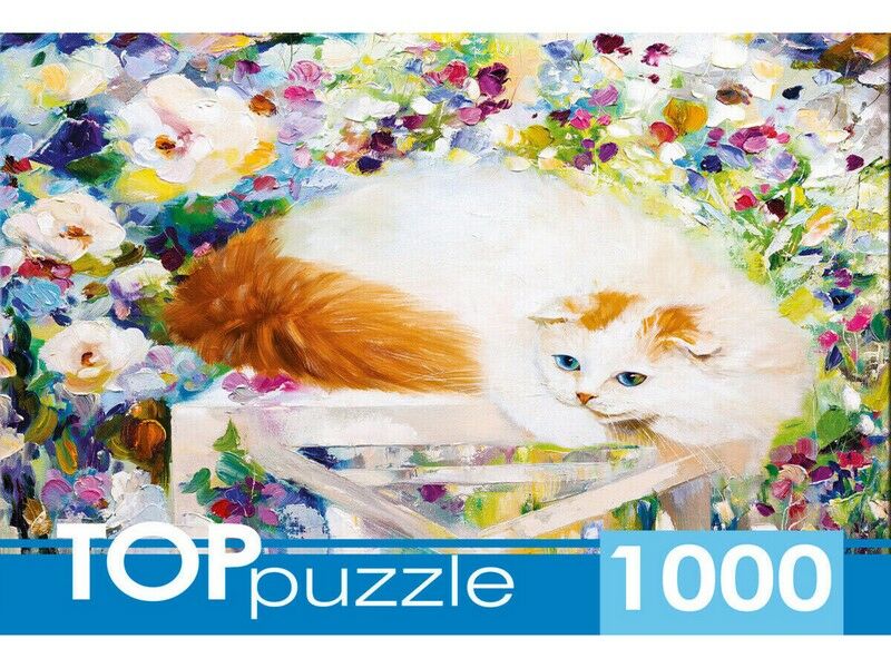 TOPpuzzle ПАЗЛЫ 1000 элементов. Г. КОТИНОВА. В ЛЕТНЕМ САДУ