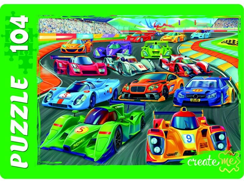 Купить оптом ПАЗЛЫ 104 элемента. КРУТОЙ ВИРАЖ №5 в Луганске