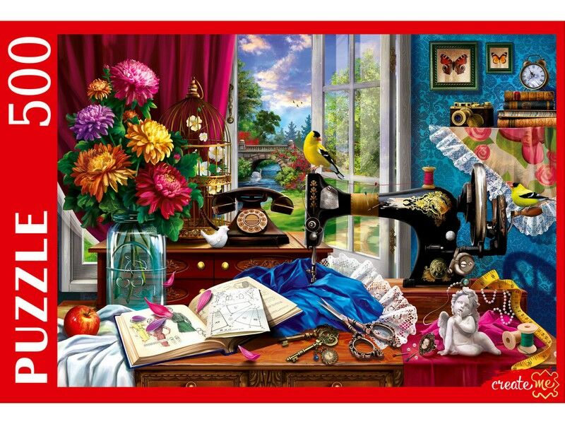 ПАЗЛЫ 500 элементов. ВИНТАЖНЫЙ НАТЮРМОРТ