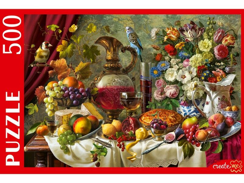 ПАЗЛЫ 500 элементов. ГОЛЛАНДСКИЙ НАТЮРМОРТ
