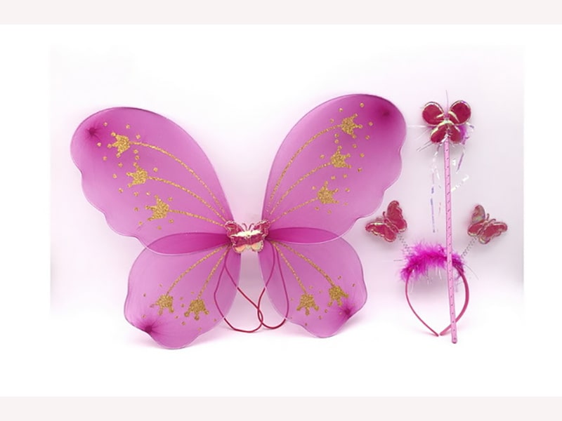 Маскарадный набор (крылья бабочки, ободок, волшебная палочка) 3859Е