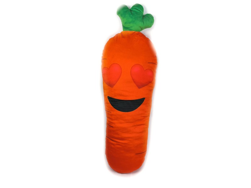 Подушка-игрушка Морковка сердце 80см CAR-002