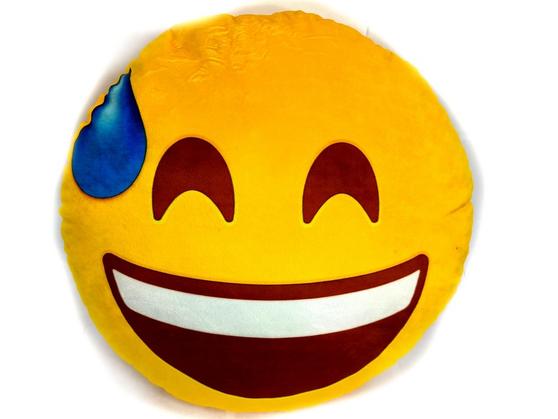 Подушка-игрушка Смайл капля 48*48см SML-001