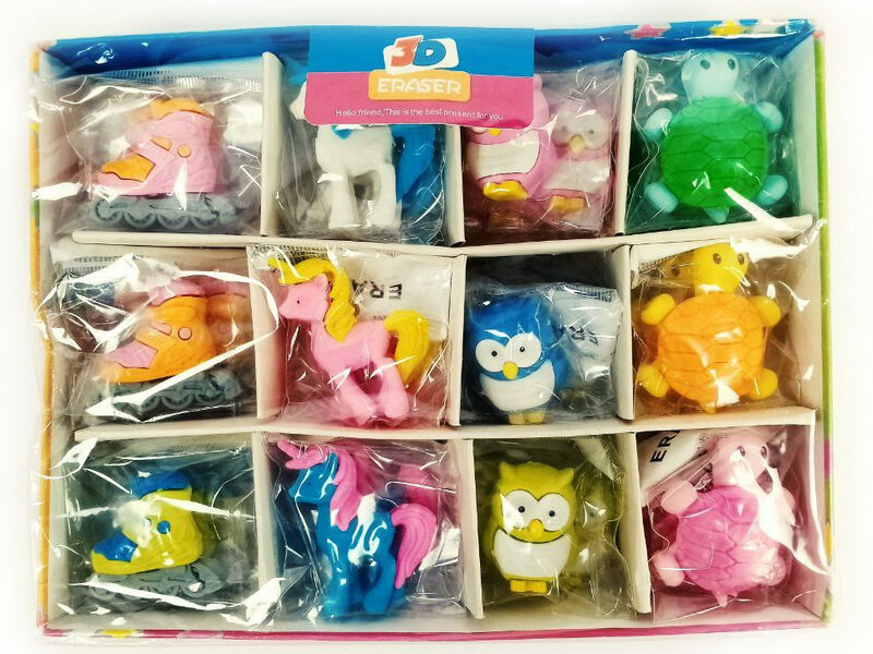 Купить оптом Ластик фигурный 3D (42шт/уп) в Луганске