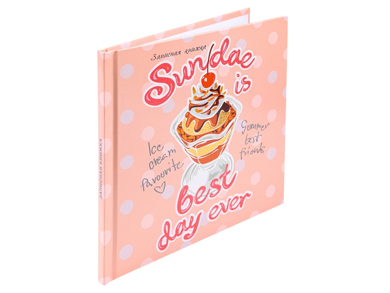 Записная книжка А6 64л «ИЗЫСКАННЫЙ ДЕСЕРТ» (7БЦ, глян. лам., лен)