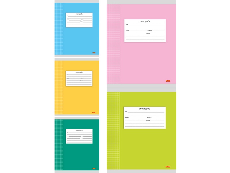 Тетрадь КЛЕТКА 12л «КЛАССИКА-2» (цвет. мелов. обл., второй блок)