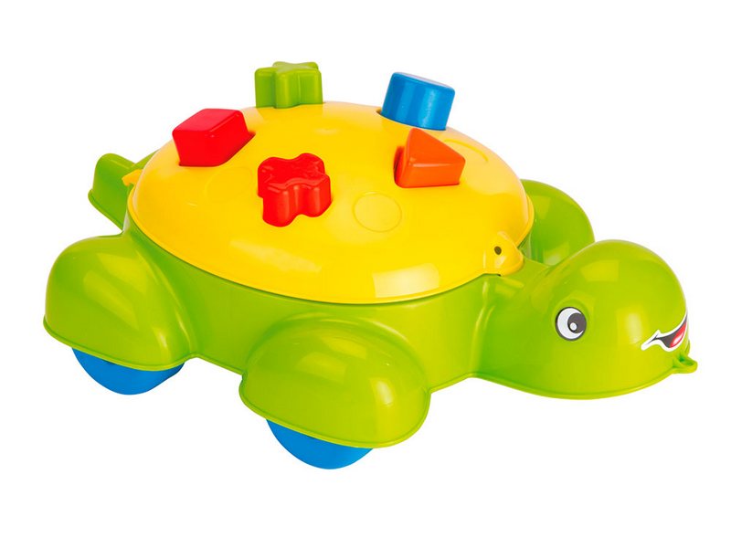 Каталка-сортер DOLU «Черепашка» 39*14*25 см в кор. 6016
