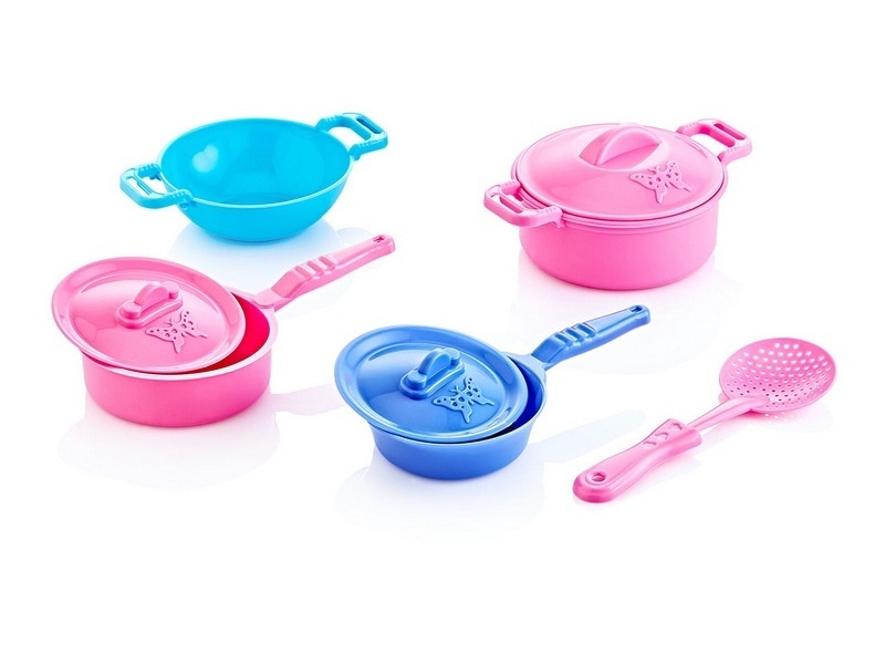 Набор посуды 8 предметов в сетке 1873_1