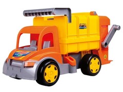 Мусоровоз с баком 65*35*39 см оранжево-желтый в кор. F3-1