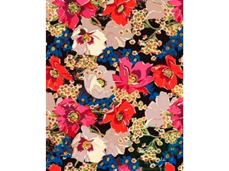 Купить оптом Холст с красками 40х50 см по номерам. МАКИ. РИСУНОК ДЛЯ ШИФОНА в Луганске