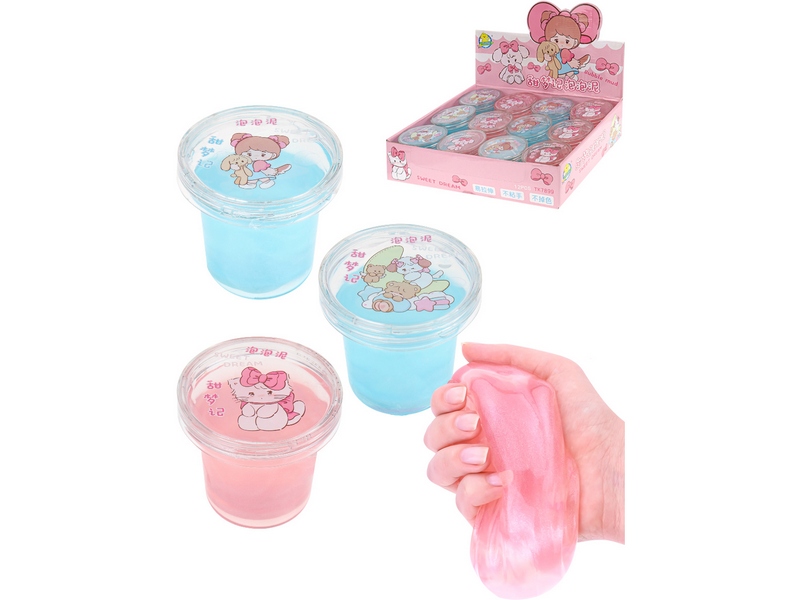 Слайм "Блестки" 8 см (12шт/уп) ИСМ-3525