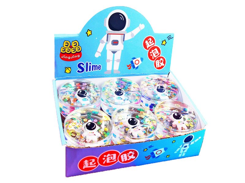 Слайм "Космонавт" 8 см (16шт/уп) ИСМ-3515