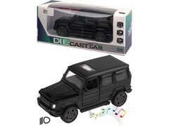 Машинка инерц. металл. 13 см (свет, звук) в кор. M1460-22