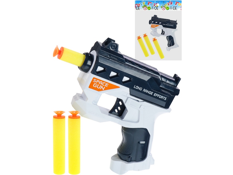 Бластер 12 см с мягкими пулями в пак. 2206063