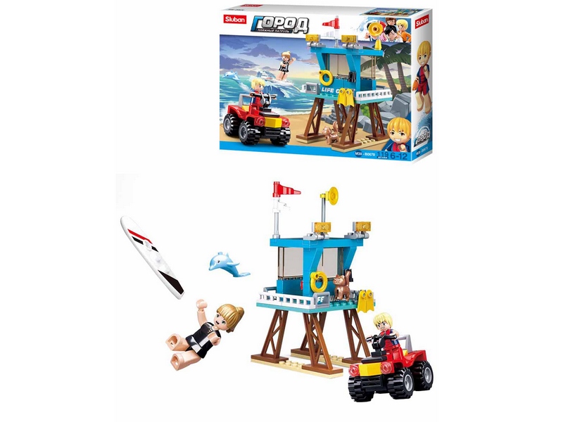 Конструктор «ГОРОД. СПАСАТЕЛЬНАЯ ВЫШКА» 119 дет. M38-B0670